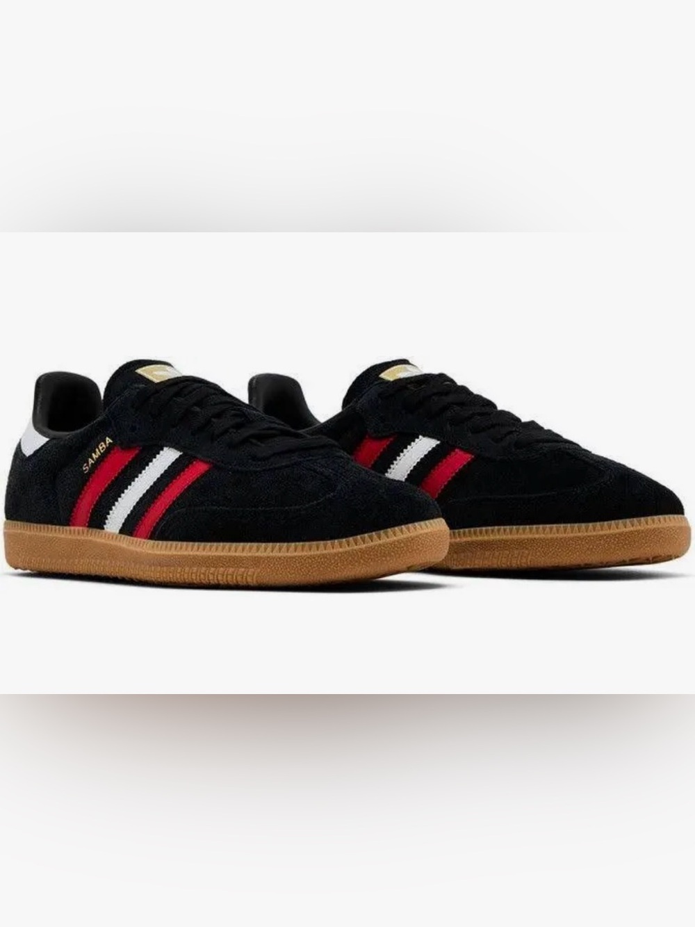 Adidas Samba OG 'Black White Scarlet' | Men's Size 12-replace box